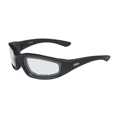 GLOBAL VISION Kickback Photochromatic Sunglasses Matte Black