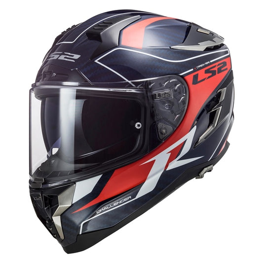 LS2 Challenger Carbon Full-Face Helmet GT Blue - Summer