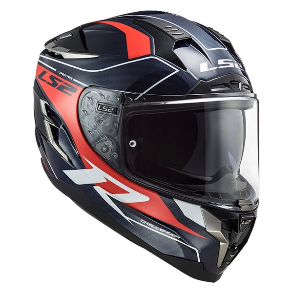 LS2 Challenger Carbon Full-Face Helmet GT Blue - Summer