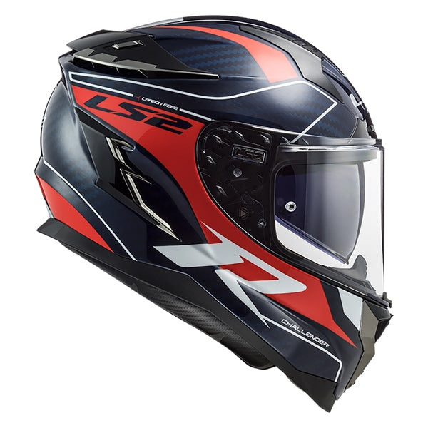 LS2 Challenger Carbon Full-Face Helmet GT Blue - Summer