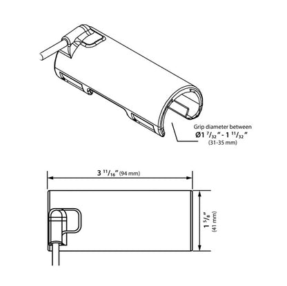 Koso Heated Clip-On X-Claws - USB power source 405047