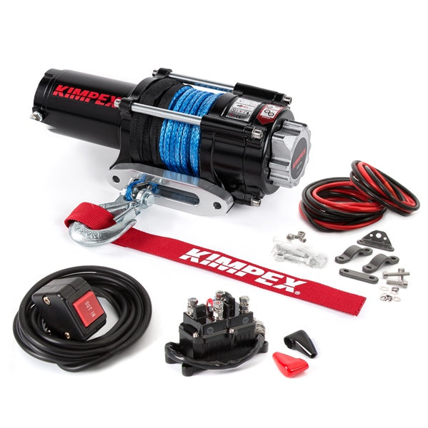 Kimpex 2500 lbs Winch IP 67 Kit with Synthetic Rope-Kimpex-Elevate