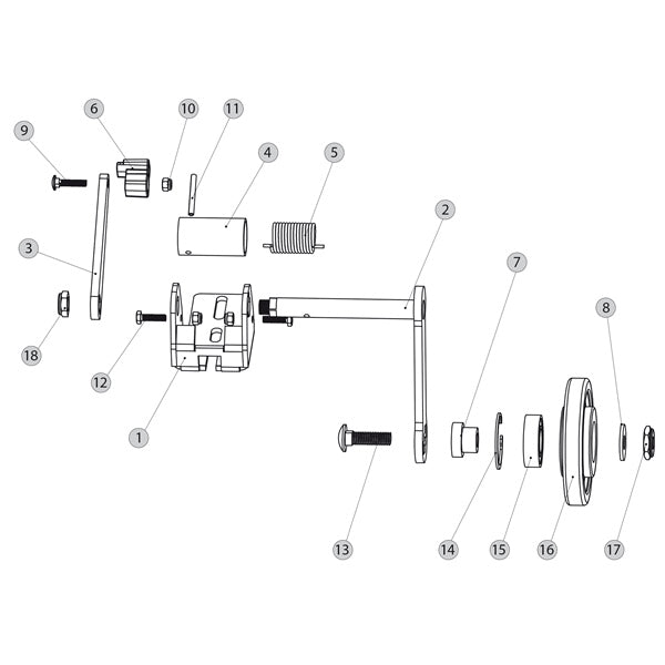 Kimpex Rouski Gen 1 Système de roues rétractables Flex-A/2