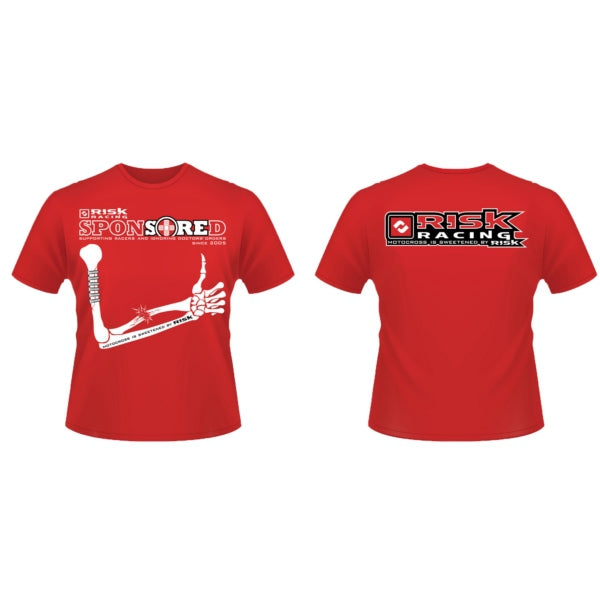 Risk Racing Broken Arm Sponsored T-shirt Men