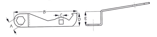 SEA DOG Propeller Wrench (Zinc) Propeller