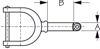 SEA DOG Oarlock Horn