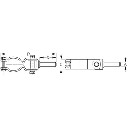 SEA DOG HD Clamp-on OarLock