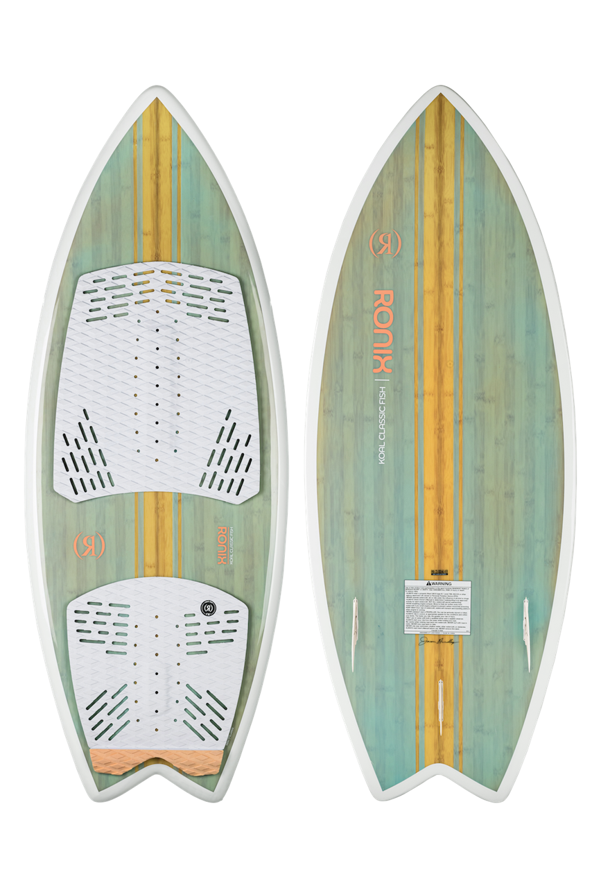 2023 RONIX Koal Classic wakesurf femme - Poisson - Sea Glaze / Blanc / Pêche