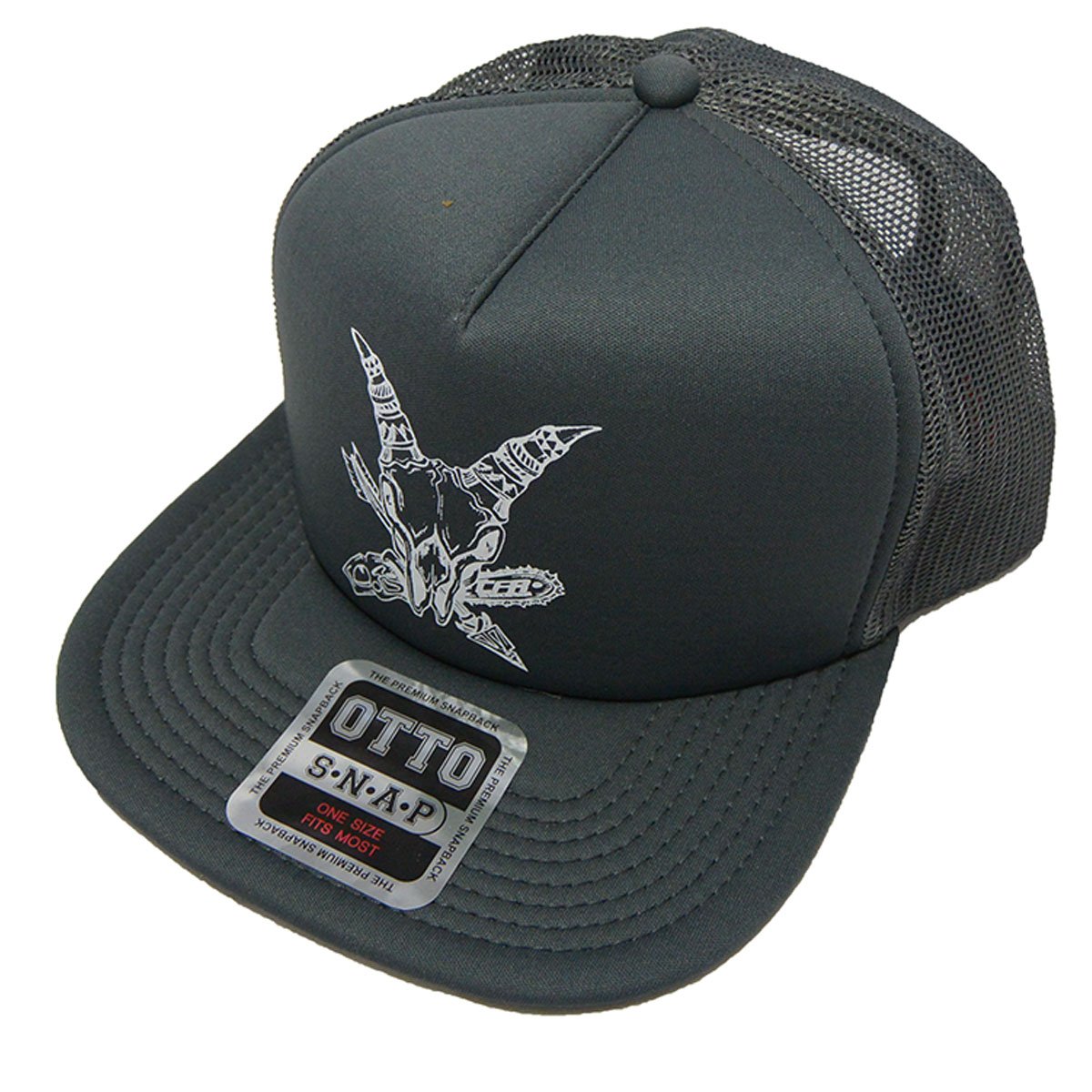 CFR Goat Skull Flat Brim Baseball Hat