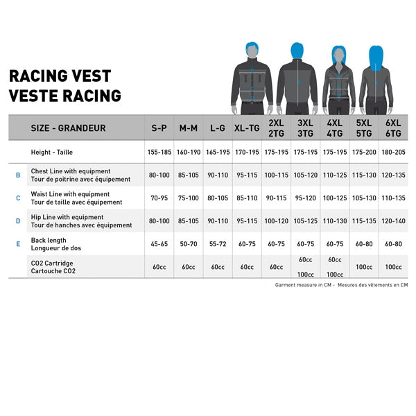 HELITE Airbag Vest for the Track Men, Women