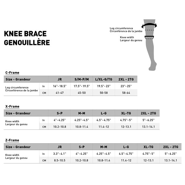LEATT Z-Frame Knee Brace Men, Women