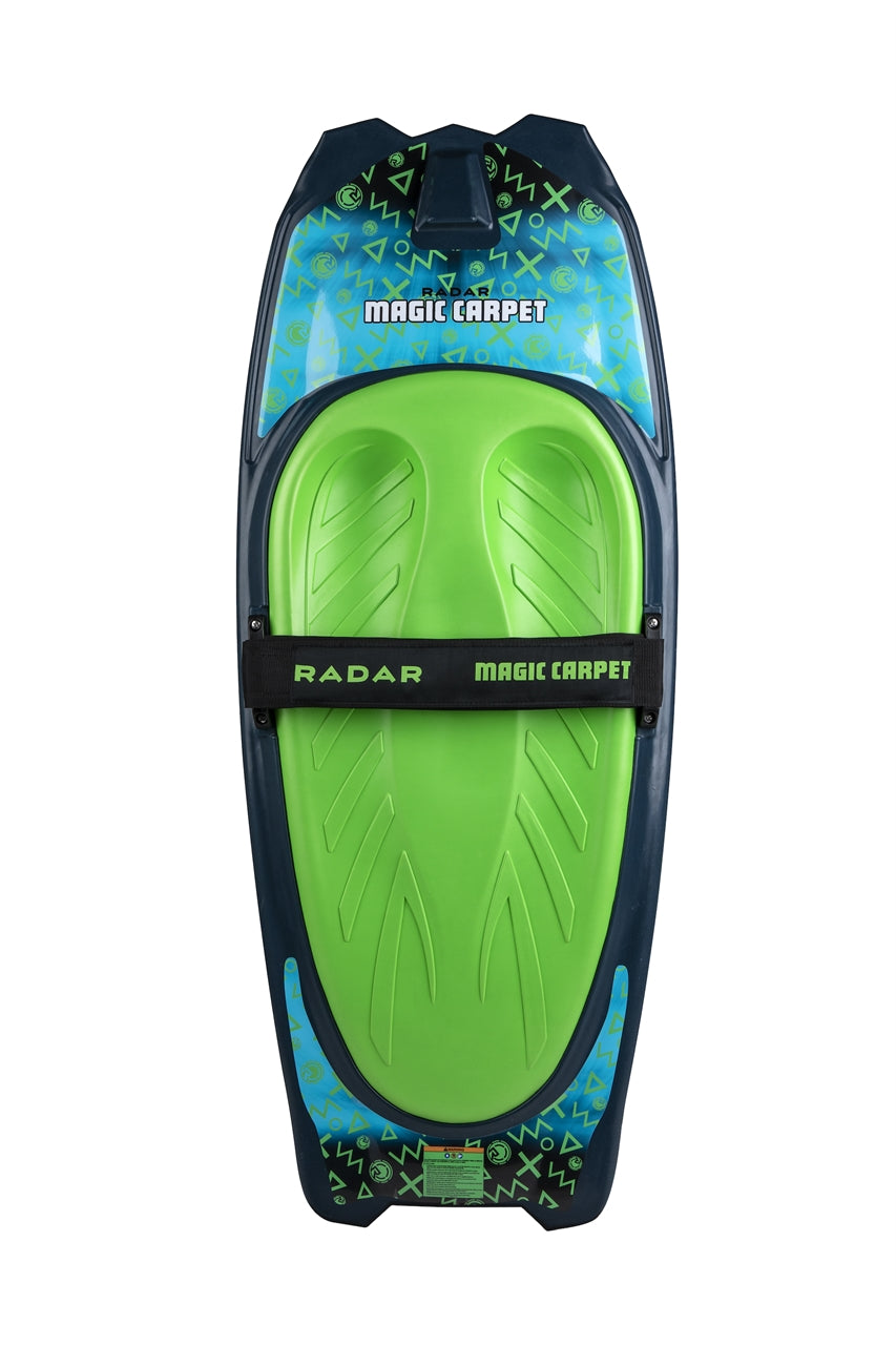 2023 RADAR Magic Carpet Kneeboard - Teal / Fluorescent Green